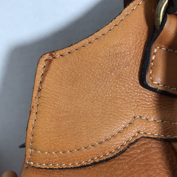 Patricia Nash Large Tan Leather Shoulder Crossbody - Picture 9 of 16